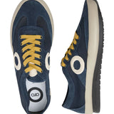 Aro – 3666 Joaneta Plus Net – Sneakers azules con empeine de ante y malla – Unisex adultos