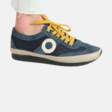 Aro – 3666 Joaneta Plus Net – Sneakers azules con empeine de ante y malla – Unisex adultos