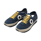 Aro – 3666 Joaneta Plus Net – Sneakers azules con empeine de ante y malla – Unisex adultos