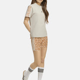 Adidas-W Aop 3S T Inf Kb8192-Camiseta Manga Corta_Mujer Gris