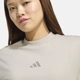 Adidas-W Aop 3S T Inf Kb8192-Camiseta Manga Corta_Mujer Gris