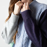 Why Not - W224018_04 - Jersey color block combinado - Mujer