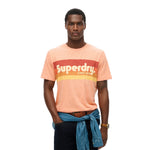 Camiseta de manga corta Superdry Terrain logo para hombre Konestilochic