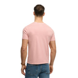 Superdry – Classic Essential M1012206A-J7B – Camiseta rosa de manga corta 100% algodón orgánico - Hombre