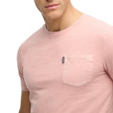 Superdry – Classic Essential M1012206A-J7B – Camiseta rosa de manga corta 100% algodón orgánico - Hombre