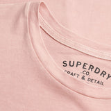 Superdry – Classic Essential M1012206A-J7B – Camiseta rosa de manga corta 100% algodón orgánico - Hombre