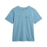 Superdry – Classic Essential M1012206A-WTY – Camiseta azul de manga corta 100% algodón orgánico - Hombre