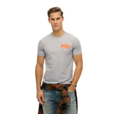 Superdry - Vintage M1012207A_HBA - Camiseta de manga corta con logo bordado - Hombre