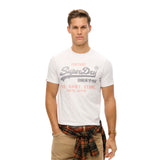 Superdry - Heritage M1012212A_01C - Camiseta de manga corta con logo vintage - Hombre