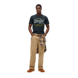 Superdry - Heritage M1012212A_98T - Camiseta de manga corta con logo vintage - Hombre