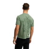 Superdry – Tokyo Narrative M1012248A-1XE – Camiseta verde de manga corta 100% algodón orgánico - Hombre