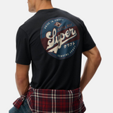 Superdry – Tap Room M1012261A_02A – Camiseta de manga corta 100% algodón - Hombre