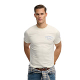Superdry – Lo-Fi Dockside M1012353A-71D – Camiseta blanco roto de manga corta 100% algodón orgánico - Hombre