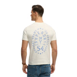Superdry – Lo-Fi Dockside M1012353A-71D – Camiseta blanco roto de manga corta 100% algodón orgánico - Hombre