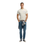 Superdry – Lo-Fi Dockside M1012353A-71D – Camiseta blanco roto de manga corta 100% algodón orgánico - Hombre