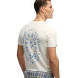Superdry – Lo-Fi Dockside M1012353A-71D – Camiseta blanco roto de manga corta 100% algodón orgánico - Hombre