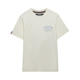 Superdry – Lo-Fi Dockside M1012353A-71D – Camiseta blanco roto de manga corta 100% algodón orgánico - Hombre