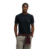 Camiseta azul Superdry Vintage Prep con bolsillo hombre | Konestilochic
