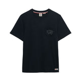 Superdry – Vintage Prep M1012368A-98T – Camiseta azul marino de manga corta - Hombre