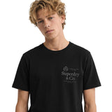 Superdry - 1954 Company M1012392A-24S - Camiseta azul marino de manga corta - Hombre