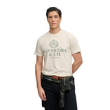 Superdry - 1954 Company M1012392A-9SH - Camiseta color abedul de manga corta - Hombre