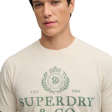 Superdry - 1954 Company M1012392A-9SH - Camiseta color abedul de manga corta - Hombre