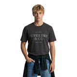 Superdry - 1954 Company M1012392A-K7W - Camiseta gris de manga corta 100% algodón - Hombre