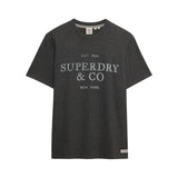 Superdry - 1954 Company M1012392A-K7W - Camiseta gris de manga corta 100% algodón - Hombre