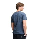 Superdry - Athletic Tonal M1012430A-J6P - Camiseta azul de manga corta con estampado delantero - Hombre