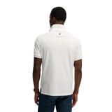 Superdry - M1110452A-01C – Polo clásico de piqué blanco de manga corta 100% algodón - Hombre