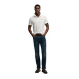 Superdry - M1110452A-01C – Polo clásico de piqué blanco de manga corta 100% algodón - Hombre