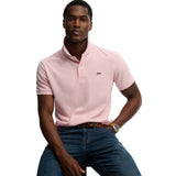 Superdry - M1110452A-3KI – Polo clásico de piqué rosa de manga corta 100% algodón - Hombre