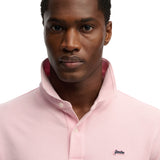 Superdry - M1110452A-3KI – Polo clásico de piqué rosa de manga corta 100% algodón - Hombre