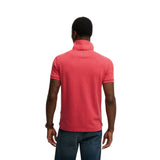 Superdry - M1110452A-FA9 – Polo clásico de piqué rosa de manga corta 100% algodón - Hombre