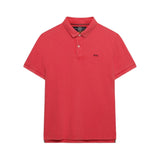 Superdry - M1110452A-FA9 – Polo clásico de piqué rosa de manga corta 100% algodón - Hombre