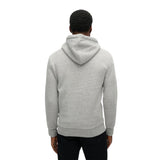 Superdry - M2013704A_ZUC - Sudadera gris tipo canguro con capucha y gráfico neón - Hombre