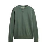 Superdry – Essential M2014044A-1XE – Sudadera verde 100% algodón con bordado en el pecho - Hombre