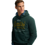 Superdry – Vintage Logo M2014380A_27E – Sudadera tipo canguro con capucha – Hombre