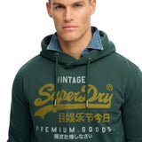 Superdry – Vintage Logo M2014380A_27E – Sudadera tipo canguro con capucha – Hombre