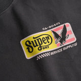 Superdry – Service Supply M2014389A_AFB – Sudadera 100% algodón de corte holgado - Hombre