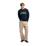 Superdry - Athletic Applique M2014590A-98T - Sudadera azul marino de corte relajado - Hombre