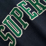 Superdry - Athletic Applique M2014590A-98T - Sudadera azul marino de corte relajado - Hombre