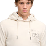 Superdry - 1954 Company M2014716A-9SH - Sudadera tipo canguro con capucha - Hombre