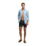 Superdry – Premium M3010262A-KKN – Bañador azul marino estampado de 38 cm. - Hombre