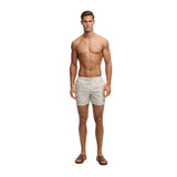 Superdry – Premium M3010262A-KQK – Bañador blanco roto estampado de 38 cm. - Hombre