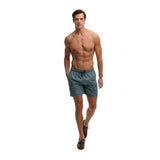 Superdry - M3010265A-9VC – Bañador azul de 40 cm. con logo impreso y forro de malla - Hombre