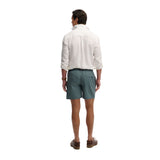 Superdry - M3010265A-9VC – Bañador azul de 40 cm. con logo impreso y forro de malla - Hombre