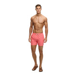 Superdry - M3010267A-OU3 – Bañador coral de 38 cm. con logo bordado y cintura elástica ajustable - Hombre