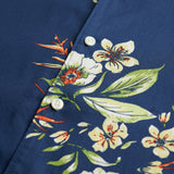 Superdry - M4011128A-J9S – Camisa azul de manga corta con estampado hawaiano - Hombre