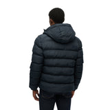 Superdry - M5011905A-D9W - Chaqueta acolchada deportiva azul marino con capucha - Hombre